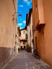 Fototapeta premium narrow street in the town