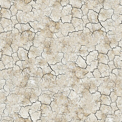 Seamless Ground Texture. Rough, dusty, dirty material, with scratches. Aesthetic background for design, advertising, 3D. Empty space for inscriptions. Image in the grunge style.