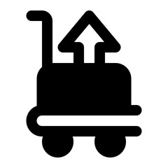 cart glyph icon