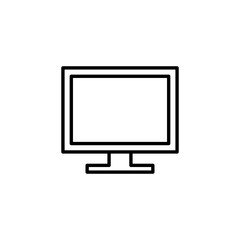 Computer icon vector for web and mobile app. computer monitor sign and symbol