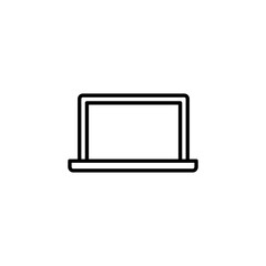 Laptop icon for web and mobile app. computer sign and symbol