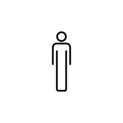 Man icon for web and mobile app. male sign and symbol. human symbol
