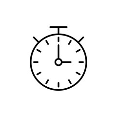 stopwatch icon for web and mobile app. Timer sign and symbol. Countdown icon. Period of time