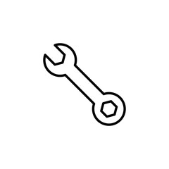 Wrench icon for web and mobile app. repair icon. tools sign and symbol
