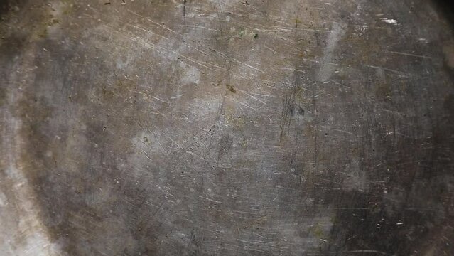 Rottion of worn steel texture or metal background, grey grunge metal textured wall background