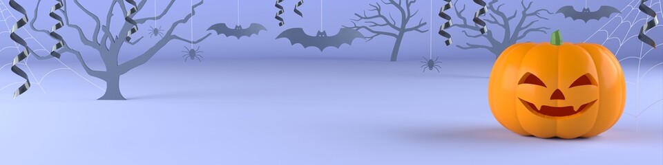 ハロウィン バナー 1 明るい背景