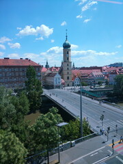 Obraz premium view of the old town
