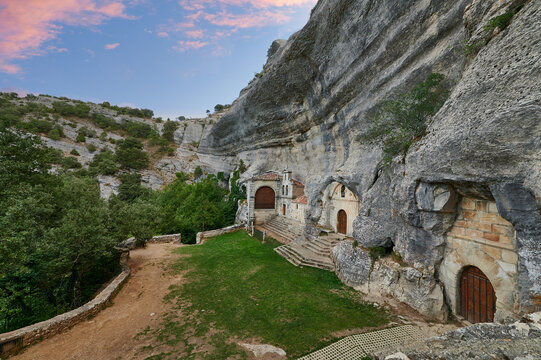 Hermitage of San Bernabe in the Ojo Guare&ntilde;a Karstic complex