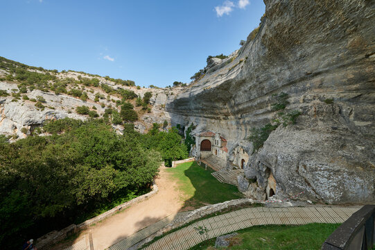 Hermitage of San Bernabe in the Ojo Guare&ntilde;a Karstic complex