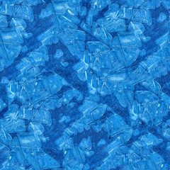 Seamless Ice Texture. Grey, transparent, hard material with scratches. Background for design, graphics, advertising, 3d. Empty space for inscriptions. An arena for hockey.