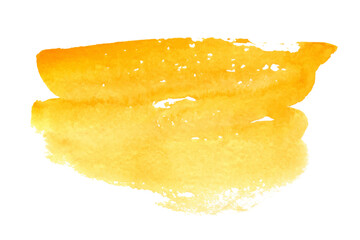Yellow watercolor backdrop for logo or text 