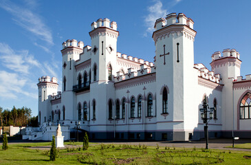 North facade of the Puslovsky Palace (Kossovo Castle). Kossovo. Ivatsevichi district. Brest region. Belarus