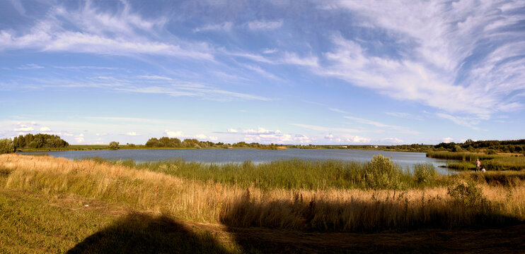 Lake. The tract Merechevshchina. Ivatsevichi district. Brest region. Belarus