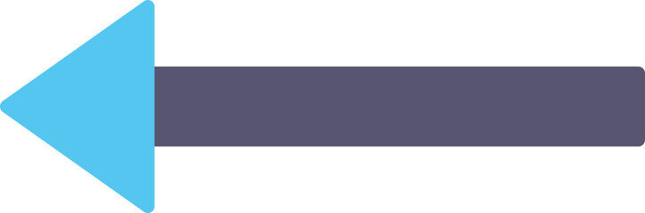 Obraz premium Unique Left Arrow Vector Icon