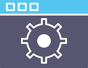 Unique Settings Vector Icon