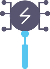 Unique Intelligent Search Vector Icon