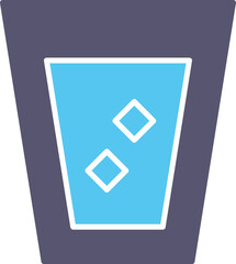 Unique White Russian Drink Vector Icon