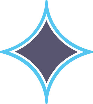 Unique Diamond Vector Icon