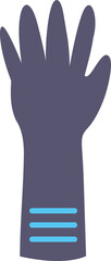 Unique Gloves Vector Icon