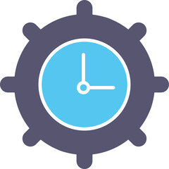 Time Settings Vector Icon