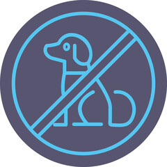 No Pets Vector Icon