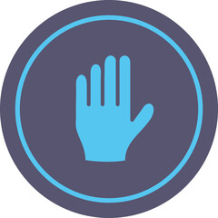 Obraz premium Halt Vector Icon