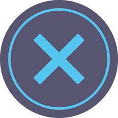 Do Not Cross Vector Icon