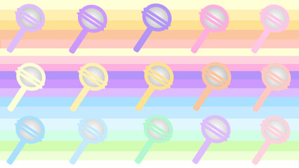  lollipops candy colors