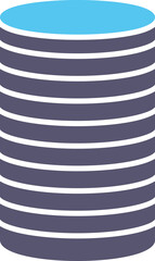 Stack of Coins Vector Icon