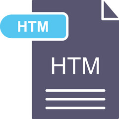 Obraz premium HTM Icon