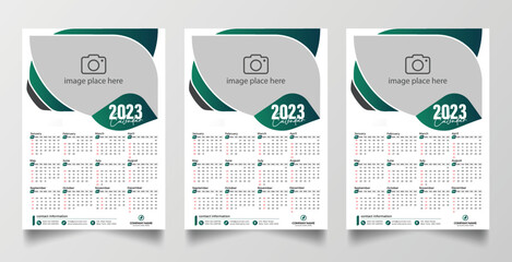 2023 Calendar design template