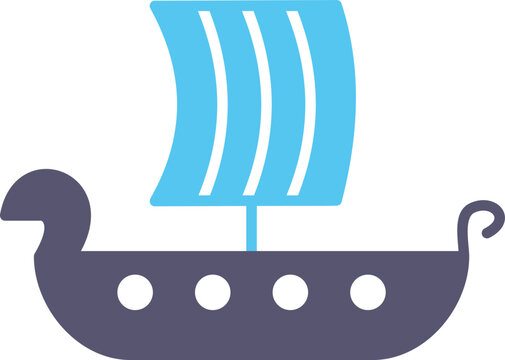 Viking Ship Icon