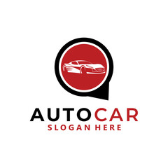 auto car logo vector design template