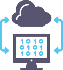 Cloud Coding Icon