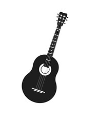 Guitar black icon