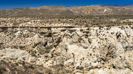 Tabernas Desert Nature Reserve, Special Protection Area, Hot Desert Climate Region, Tabernas, Almería, Andalucía, Spain, Europe