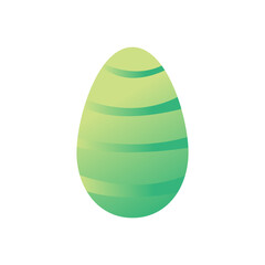 Colorful happy easter day egg illustration