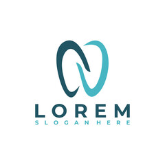 Obraz premium dental logo icon vector design template
