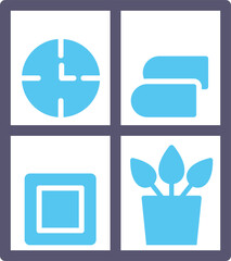 Bookshelf Icon