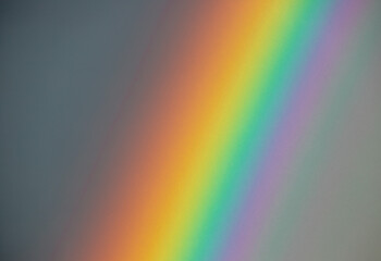 the spectrum of colors of a rainbow on the sky in the foreground