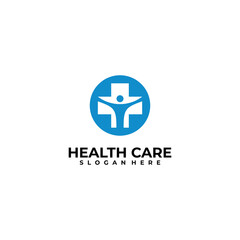 Fototapeta na wymiar health care logo icon vector design template