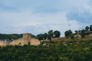 Fototapeta na wymiar Ancient fortress in the city of Veliko Tarnovo in Bulgaria. 
