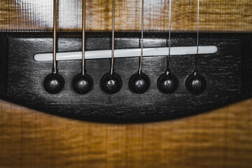 acoustic guitar close up