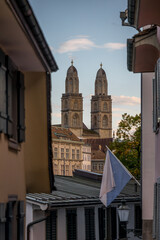 Church in a city