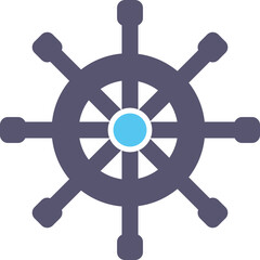 Obraz premium Rudder Icon