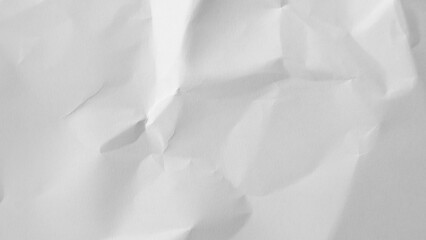 Background of crumpled white paper texture