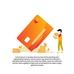 flat illustration of someone saving in a safe place to avoid inflation