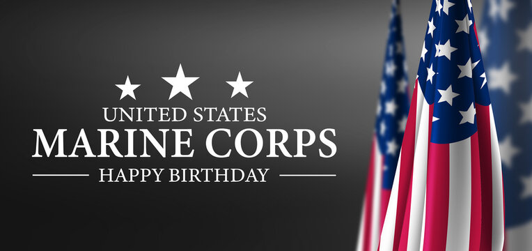 US Marine Corps Birthday Background