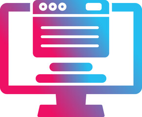 Fototapeta premium Web Icon