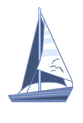 Yacht PNG transperent background